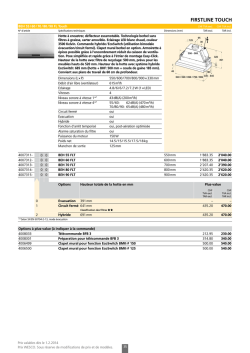 berbel Firstline Touch - integrable - Documentation
