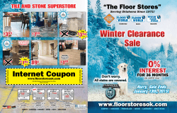 Weekly Ad - The Floor Stores