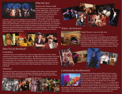 Season Brochure - The Menomonie Theater Guild