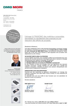 DMG MORI SEIKI France SAS, Parc