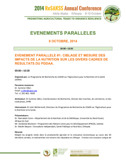Download Side Events Agenda