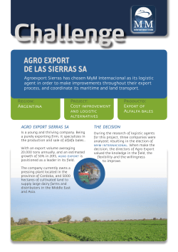 AGRO EXPORT DE LAS SIERRAS SA