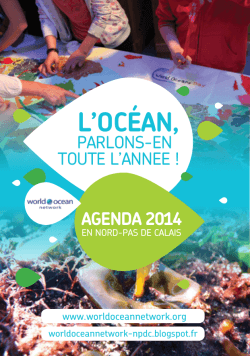 agenda 2014 - World Ocean Network