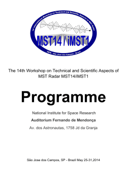 The 14th Workshop on Technical and Scientific Aspects of MST