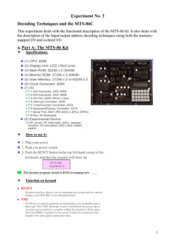 The MTS-86 Kit