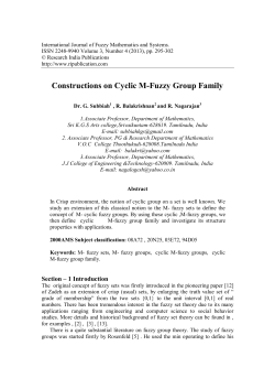 Constructions on Cyclic M-Fuzzy Group Family