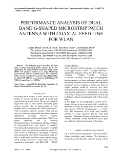 performance analysis of dual band g