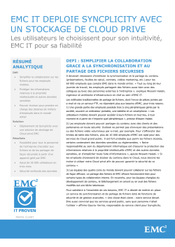 EMC IT Deploys Syncplicity with Private Cloud Storage