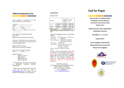 CFP - ICMSA 2014