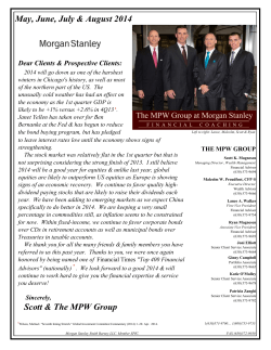 The MPW Group - Newsletter, May-August 2014