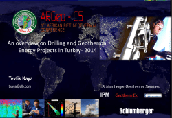 An overview on Drilling and Geothermal Energy Projects in Turkey