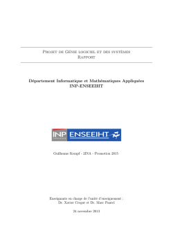 Projet de Génie logiciel et des systèmes Rapport