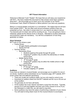 MYT Parent General Information Packet - Youth