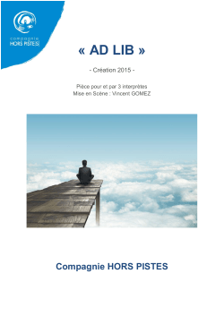 « AD LIB » - Compagnie Hors Pistes