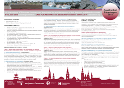 Download Call - AquaConSoil 2015