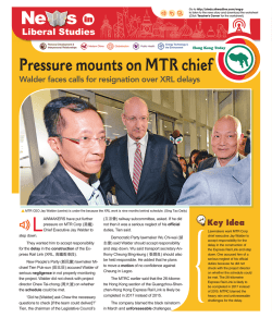 Pressure mounts on MTR chief