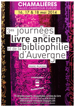 dossier de presse - Auvergne Montagnes Magiques