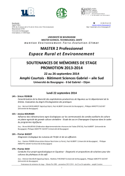 programme complet - Master Pro ERE