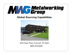How we do it - MetalWorking Group
