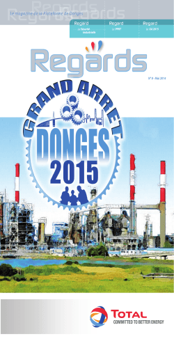Télécharger le dossier - Raffinerie de Donges