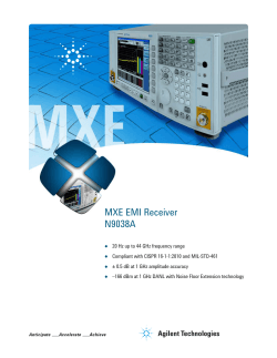 MXE EMI Receiver N9038A