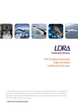 LDRA Certification Services Brochure