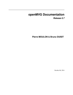 openMVG Documentation