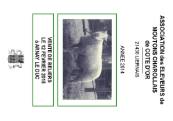 catalogue 2013 - Association mouton Charollais
