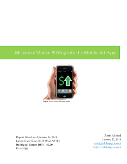Millennial Media: BUYing into the Mobile Ad Hype