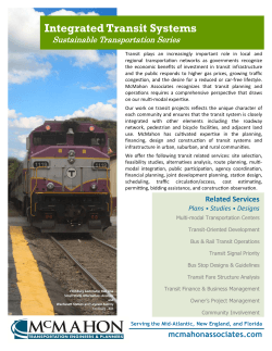 Sustainable Transportation Series