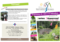 Programme 2014 - Communauté de Communes Montmerle 3 Rivières