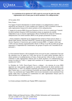 IAEA | Media and Outreach Section | Office of Public