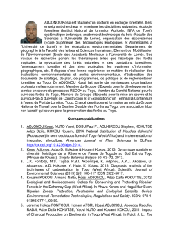 Dr Adjonou K. - WordPress.com