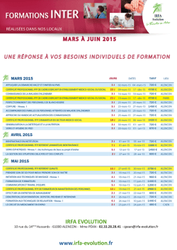 IRFA EVOLUTION www.irfa