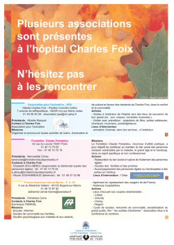 Livret associations - Hôpitaux Universitaires La Pitié salpêtrière