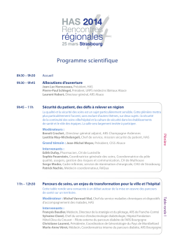 Strasbourg - programme détaillé et informations pratiques