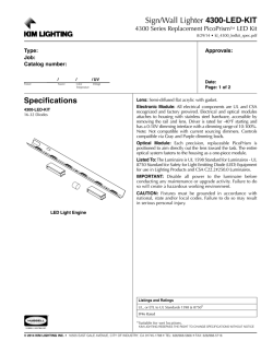 4300 Series Replacement LED Kit