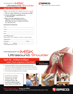 Ultrasound: Shoulder