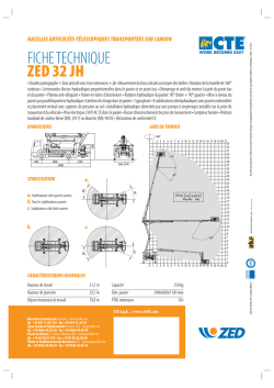 FICHE TECHNIQUE ZED 32 H J ZED 32 JH
