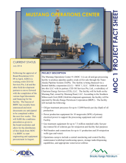 MOC 1 PROJECT FACT SHEET