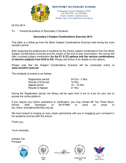 Letter to Parents Online Subj Comb Ex 2014 for Exp