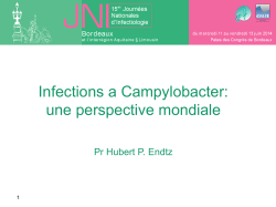Infections a Campylobacter: une perspective mondiale