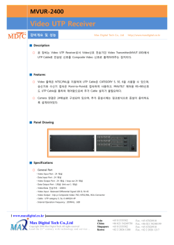 Video UTP Receiver MVUR-2400