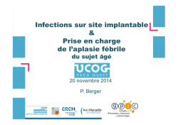 Infections sur site implantable et aplasie f&eacute;brile du