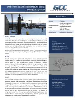 Case Study Brownfiel Expansions - Gas Compressor Consultants, Inc.