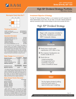 High 50&reg; Dividend Strategy Portfolio