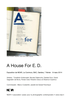 "A House For E.D." (pdf)