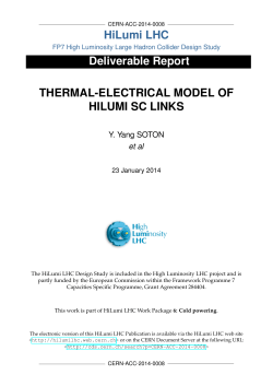 Report - CERN Document Server
