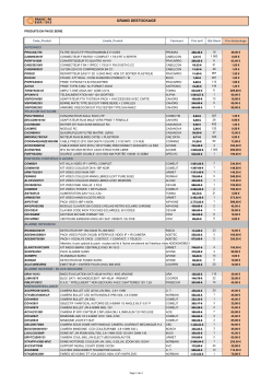 GRAND DESTOCKAGE - Francofa Eurodis