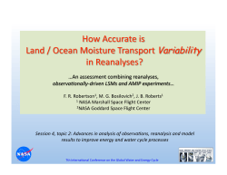 How Accurate is Land / Ocean Moisture Transport
